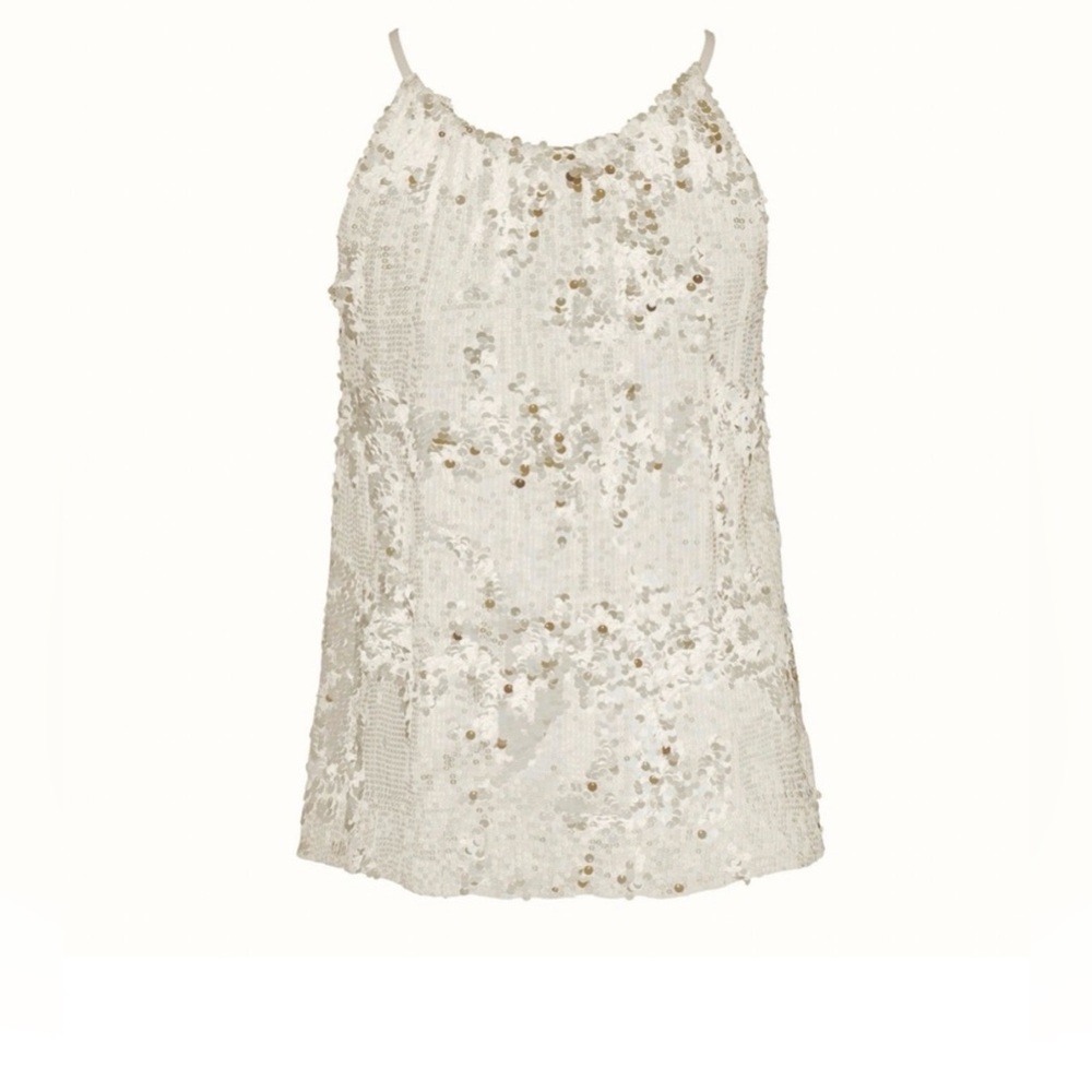 NWT Gold Hawk Lexi Top in Dove Size Medium